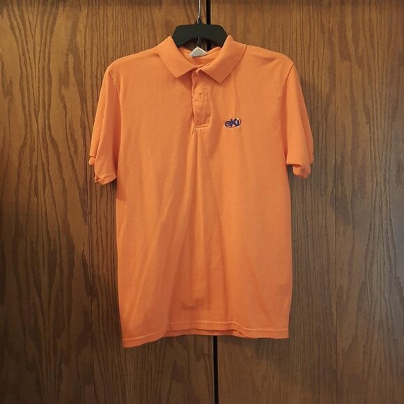 Vintage Stedman by Hanes Men's EKI Polo Orange Size M (38-40) PreLoved - Picture 1 of 5